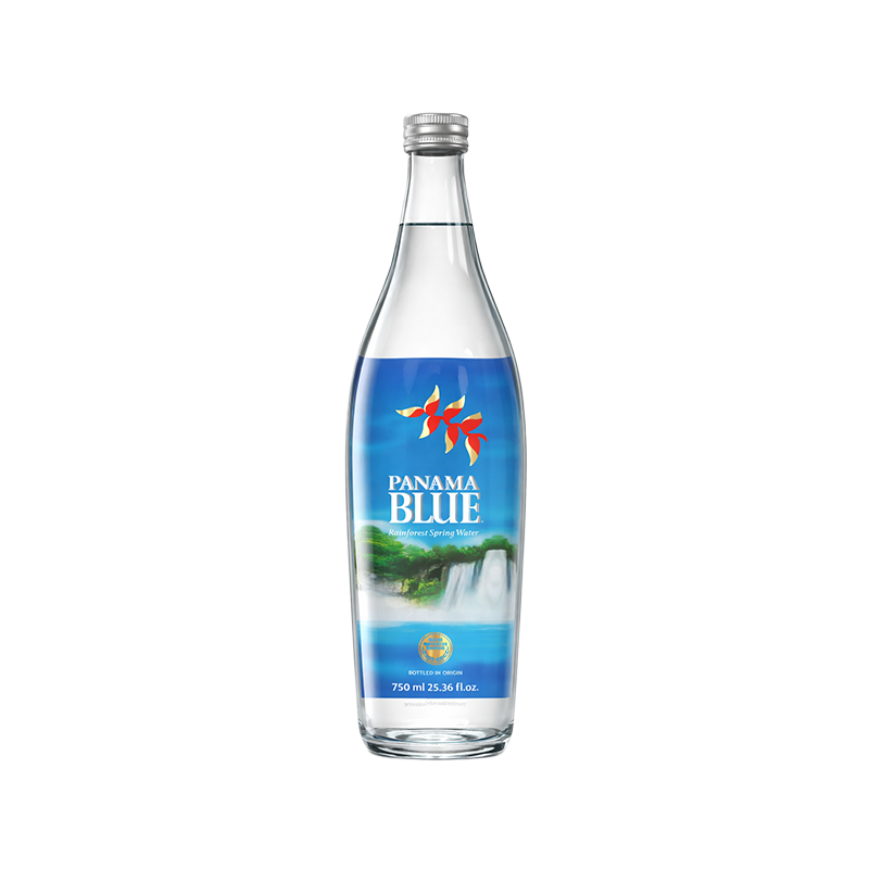 CAJA PANAMA BLUE WATER 750 ML (12 BOTELLAS) VIDRIO